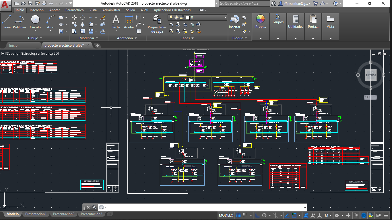 Proyecto eléctrico en centro deportivo con iluminación LED eficiente.